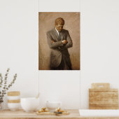 John F. Kennedy Presidential Portrait Painting Poster (Küche)