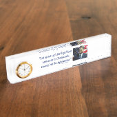 John F. Kennedy Quote Namensplakette (Seite)