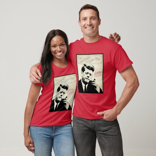 John F. Kennedy Quote T-Shirt (Unisex)