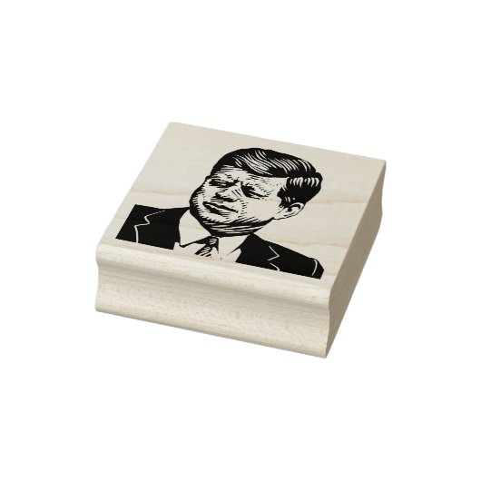 John F Kennedy Rubber Briefmarke Gummistempel (Stempel)