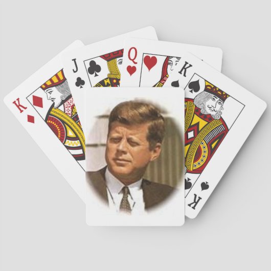 John F Kennedy Spielkarten (Rückseite)