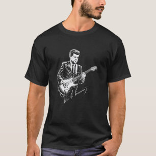 John F. Kennedy spielt elektrische Gitarre Signatu T-Shirt