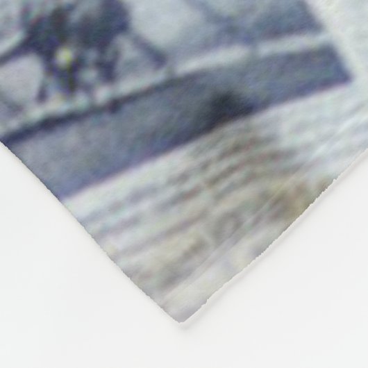 John F Kennedy Srauking Fleecedecke (Ecke)