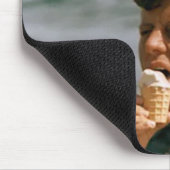 John F Kennedy Srauking Mousepad (Ecke)