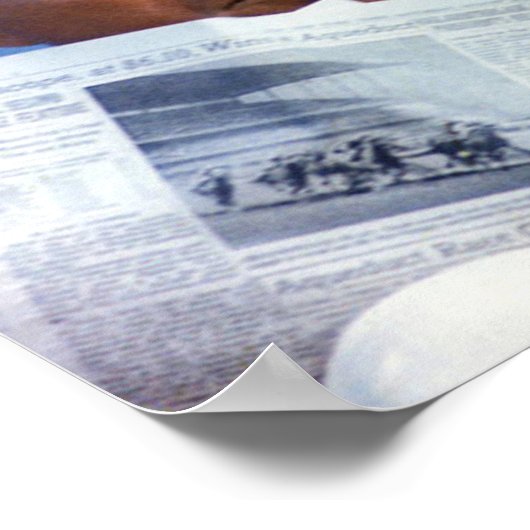 John F Kennedy Srauking Poster (Ecke)