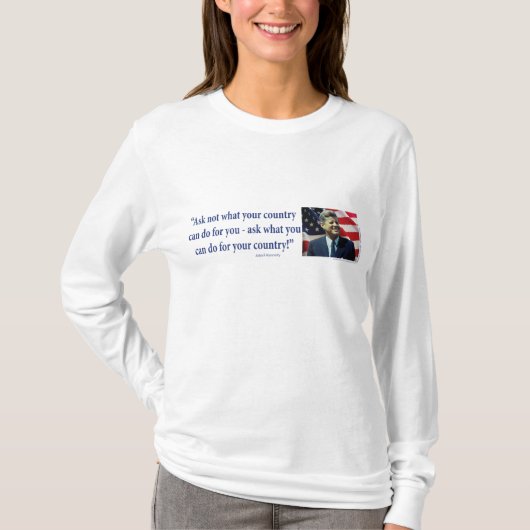 John F. Kennedy T-Shirt (Vorderseite)