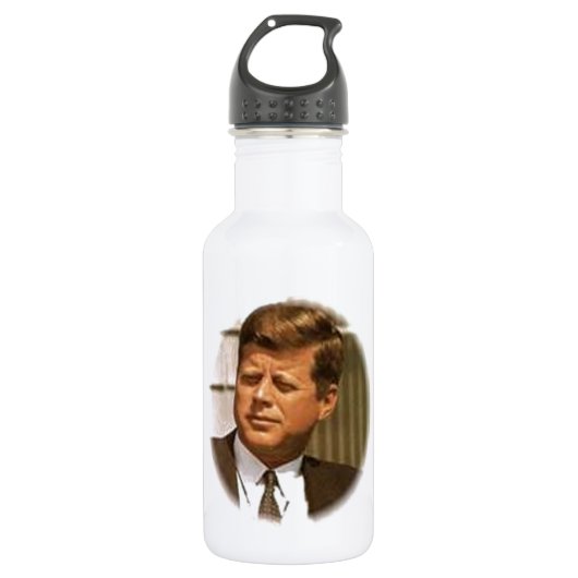 John F Kennedy Trinkflasche (Vorderseite)