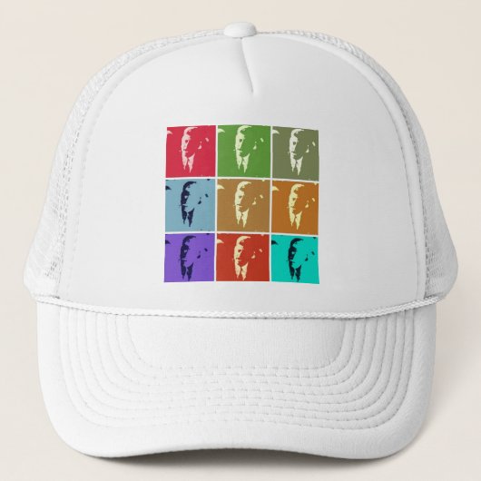 John F. Kennedy Truckerkappe (Vorderseite)