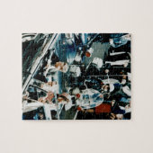 John F. Kennedy und Jackie in der Autokolonne Puzzle (Horizontal)