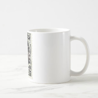 John F. Kennedy Vintage-Briefmarkenkunst Kaffeetasse