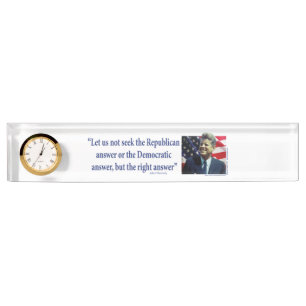John F. Kennedy-Zitat Namensplakette