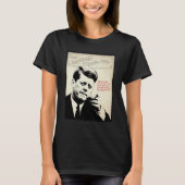 John F. Kennedy-Zitat T-Shirt (Vorderseite)