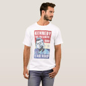 John F. Kennedyhistorisches Präsidentenplakat T-Shirt (Vorne ganz)