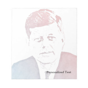 John- F. KennedyPop-Kunst-Porträt Notizblock