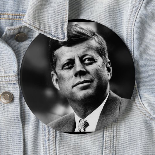 John- F. Kennedypräsident Button (Beispiel)