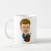 John- F. Kennedyzitat-Tasse Kaffeetasse (Links)