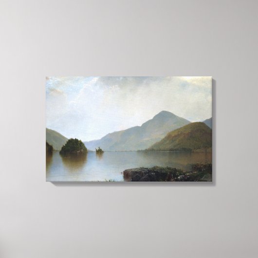 John F Kensett Lake George Leinwanddruck (Vorderseite)
