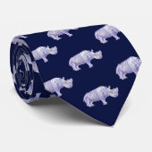 John-Farbstoff dunkelblaue Rhino-Krawatte Krawatte (Gerollt)