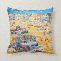 John-Farbstoff-St. Ives Kissen. Cornwall