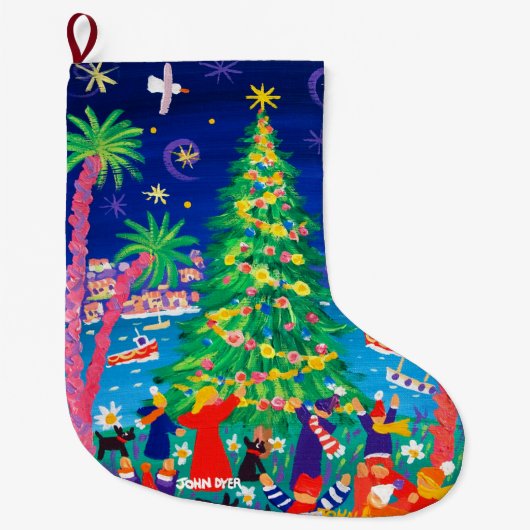 John-Farbstoff-WeihnachtsStrumpf Großer Weihnachtsstrumpf (Vorderseite)