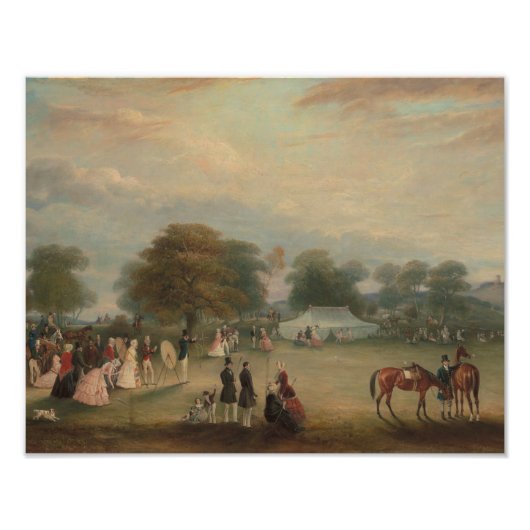 John Ferneley - Archery Meeting in Bradgate Park Fotodruck (Vorne)