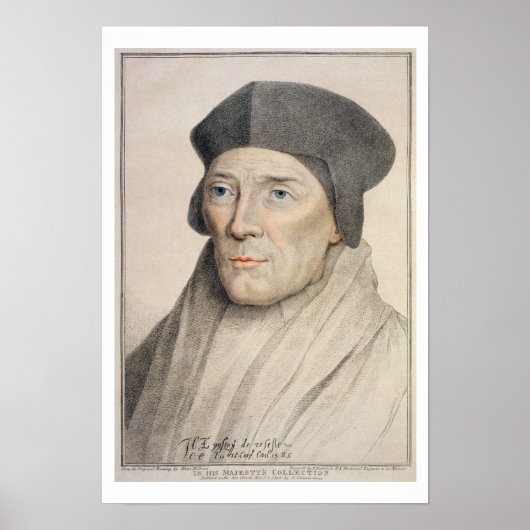 John Fisher, Bischof von Rochester (1469-1535) eng Poster (Vorne)
