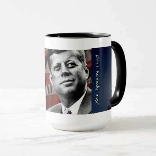 JOHN FITSGERALD KENNEDY TASSE (VorderseiteRechts)