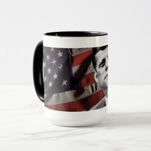 JOHN FITSGERALD KENNEDY TASSE (Vorderseite Links)