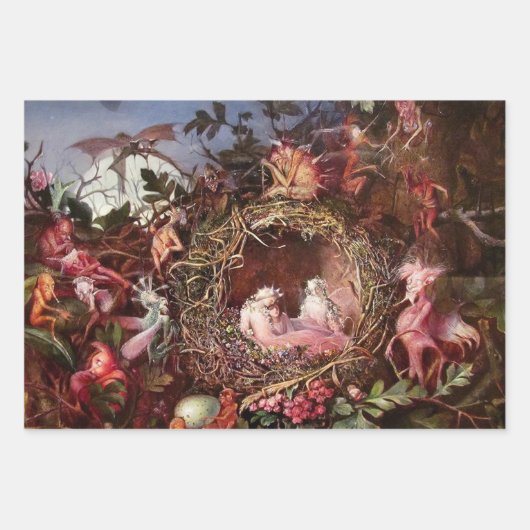 John Fitzgerald Fantasy Fine Art Fairy Geschenkpapier Set (Vorderseite 2)