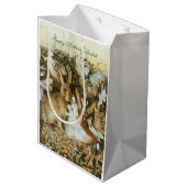 John Fitzgerald Fantasy Fine Art Fairy Mittlere Geschenktüte (Rückseite Schrägansicht)