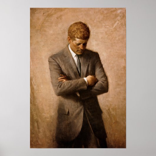 John Fitzgerald Kennedy by Aaron Shikler Poster (Vorne)
