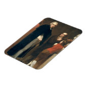 John Flaxman (1755-1826) modelliert seine Büste vo Magnet (Linke Seite)