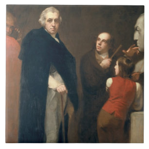 John Flaxman (1755-1826) seinen Fehlschlag des Fliese