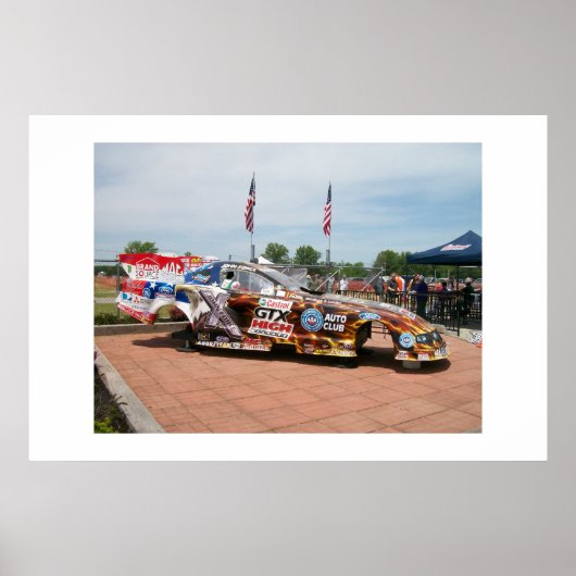 John Force Top Fuel Funny Craft Body Poster (Vorne)