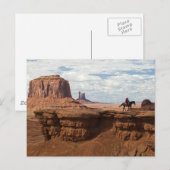 John Fords Point im Monument Valley Postkarte (Vorne/Hinten)