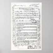 John Franklins Botschaft Poster (Vorne)