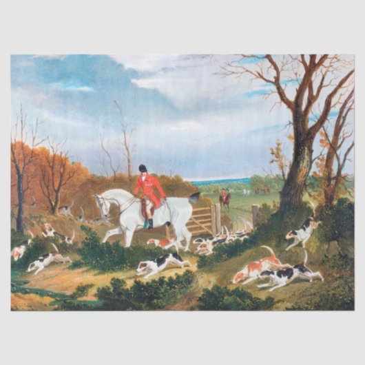 John Frederick Herring | Die Suffolk-Jagd Seidenpapier (Vorderseite)