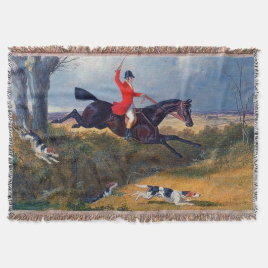John Frederick Herring Fuchsjagd Überwinden eines Decke (Vorderseite)