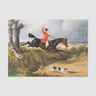 John Frederick Herring Snr Foxhunting: Clearing Seidenpapier