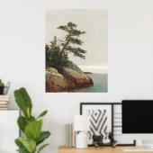 John Frederick Kensett Old Pine Landscape Print Poster (Heimbüro)