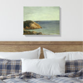 John Frederick Kensett - Rocky Coast Leinwanddruck (Insitu (Schlafzimmer))