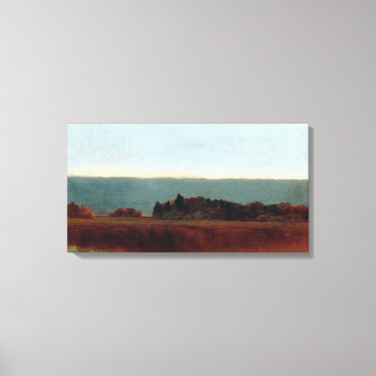 John Frederick Kensett Salt Meadow im Oktober Leinwanddruck (Vorderseite)