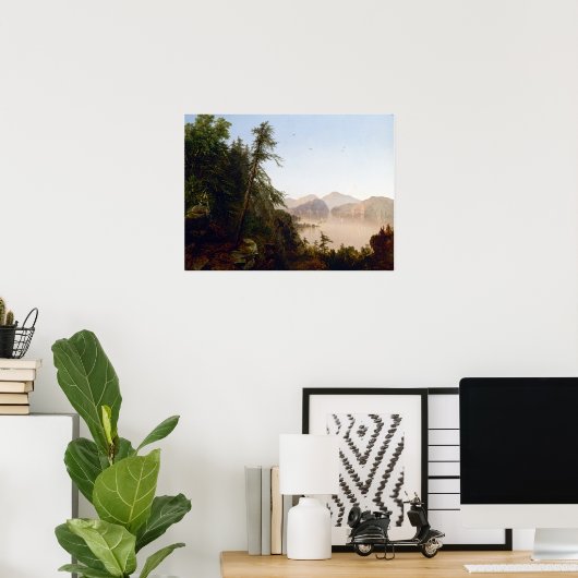 John Frederick Kensett über den Hudson Poster (Heimbüro)