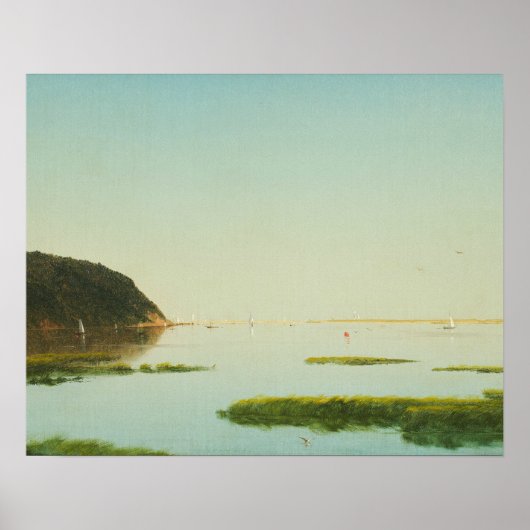 John Frederick Kensett - View of the Shrewsbury Poster (Vorne)