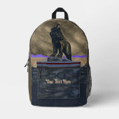 John Frew - Grizzly Bear Bedruckter Rucksack (Vorderseite)