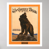 John Frew - Grizzly Bear Rag Poster (Vorne)