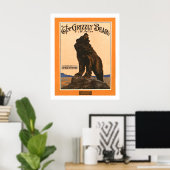 John Frew - Grizzly Bear Rag Poster (Heimbüro)