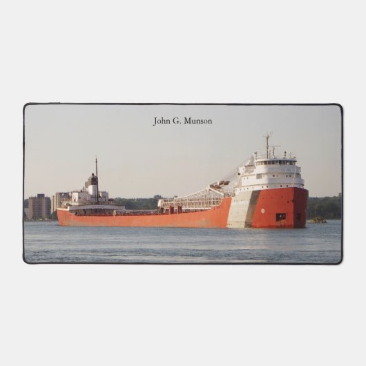 John G. Munson Schreibtischmatte (Vorderseite)