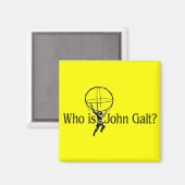John Galt Magnet (Vorderseite/Rückseite)