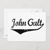 John Galt Postkarte (Vorne/Hinten)